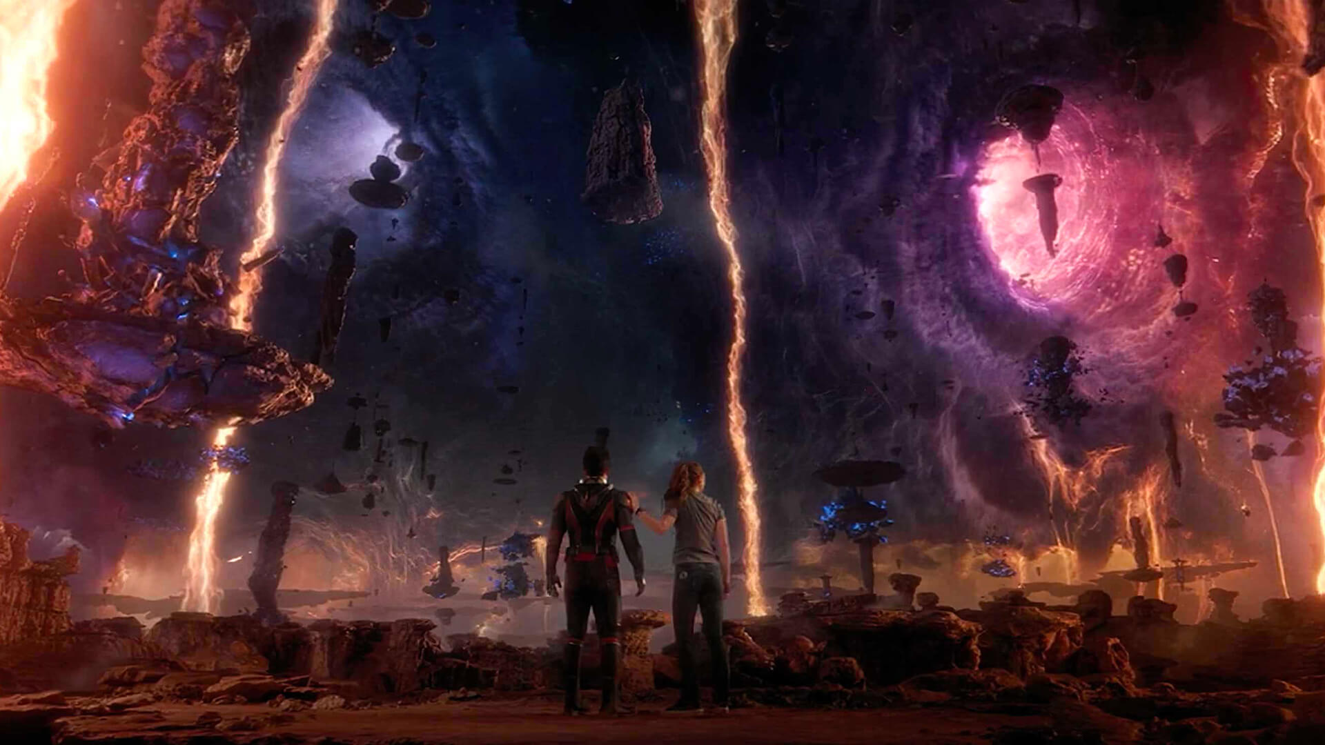 Virtual production work on Quantumania