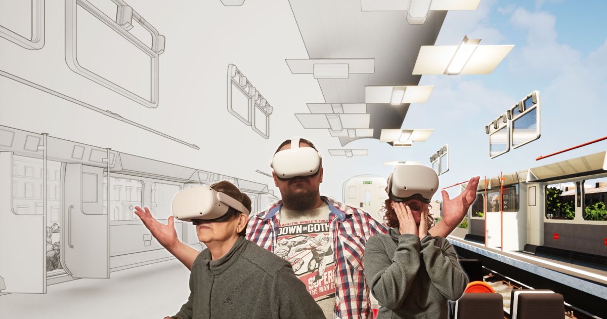 Explore Station multi-user VR tour of a future railway station