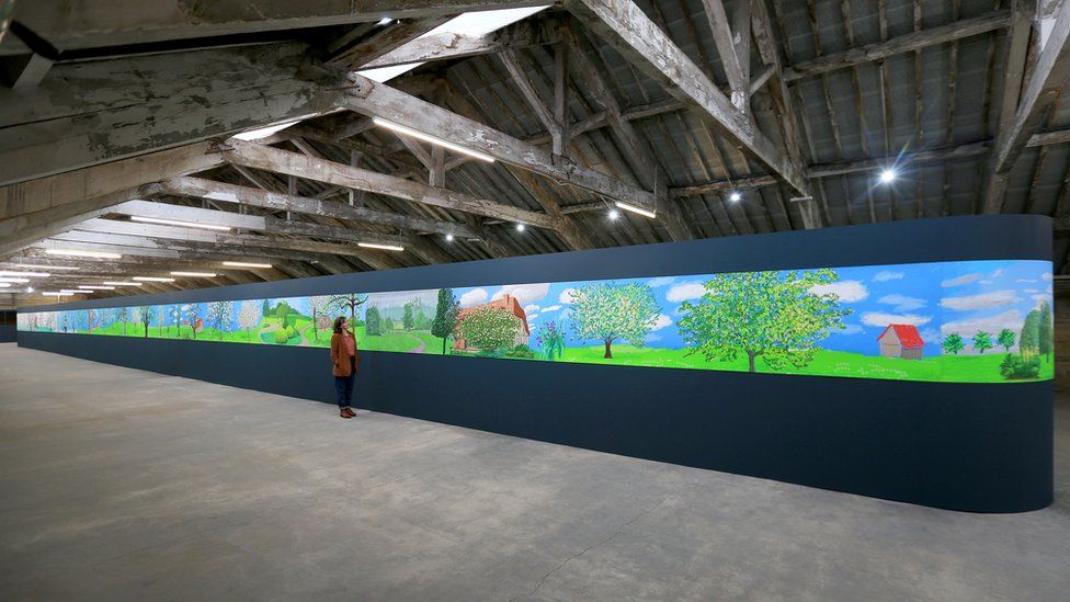 Salts Mill - David Hockney - A Year in Normandie